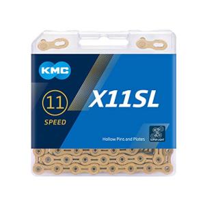 ケイエムシー(KMC) X11SL 11SPEED 用チェーン TI-GOLD 118L KMC-X11SL-TI-N｜nanohanaclub
