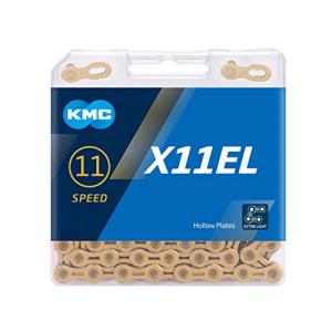 ケイエムシー(KMC) X11EL 11SPEED 用チェーン TI-GOLD 118L KMC-X11EL-TI-N 中｜nanohanaclub