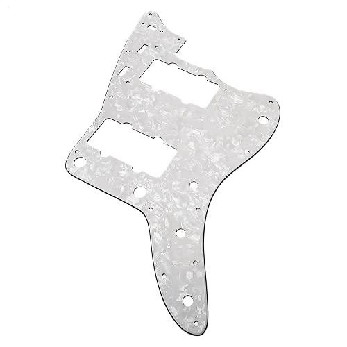 YJB PARTS 20561 JM ジャズマスター用ピックガード ホワイトパール3PLY インチ ...