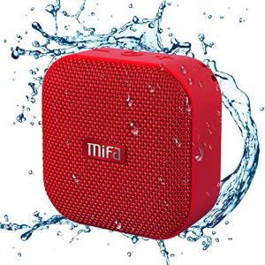 MIFA A1 レッド Bluetoothスピーカー IP56防塵防水/お風呂/コンパクト/おしゃれな見た目/ワイヤレスステレオ対応/True Wir｜nanohanaclub