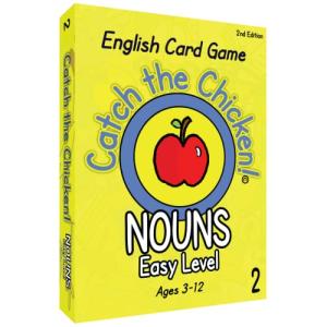 NOUNS Easy Level Catch The Chicken English Card Game 英語 カードゲーム子供英語名詞フラッシュカー｜nanohanaclub