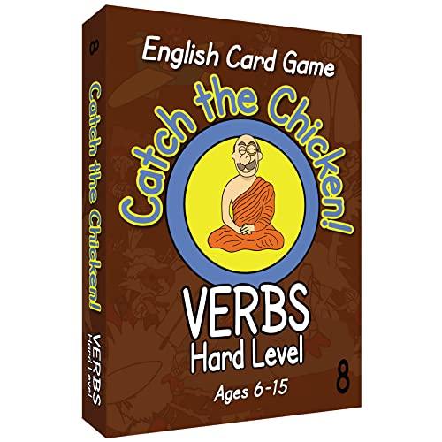 VERBS Hard Level Catch The Chicken English Card Ga...