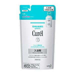 キュレル 入浴剤 ［つめかえ用］360ｍｌ　／医薬部外品　花王　潤浸保湿　セラミド　乾燥性　敏感肌　赤ちゃん　弱酸性　無香料　無着色　詰め替え