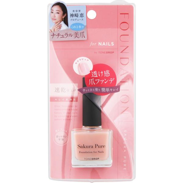 ◇DUPファンデーション ｆｏｒ ＮＡＩＬＳ ｂｙ ＴＯＮＥＤＲＯＰ サクラピュア 10mL