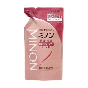 ミノン薬用ヘアシャンプー　詰替用　380ML｜nanohanadrg