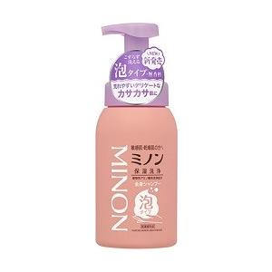 ミノン　全身シャンプー泡タイプ 本体　500ｍｌ　／敏感肌 乾燥肌 保湿洗浄