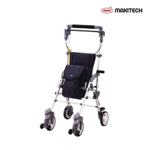 マキテック シルバーカー U字型 ハンドル アンティ 黒チェック UX-2KC