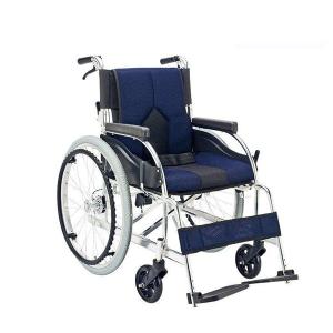 マキテック 車椅子 自走式 背固定 折りたたみ 車いす ノーパンクタイヤ
