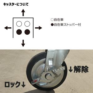 カゴ台車 ロールボックスパレット ロールボック...の詳細画像3