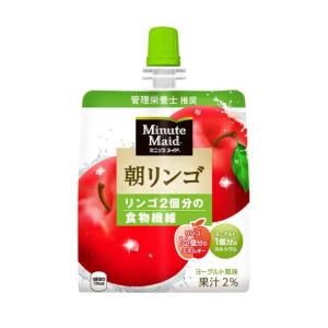 ミニッツメイド 朝リンゴ パウチ180g 1ケース(6本) 【コカ・コーラ】｜nanokitadrug