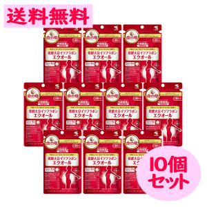 命の母 発酵 大豆 イソフラボン エクオール 30日分 30粒 10点セット サプリメント 腸内細菌 【小林製薬】｜nanokitadrug