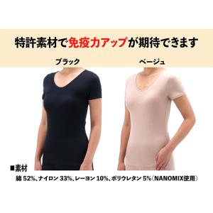 ナノミックス 半袖 インナー Mサイズ アトピ...の詳細画像2