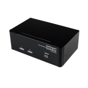 StarTech．com 2ポートデュアルディスプレイDVI & VGA対応KVMスイッチ 目安在庫=