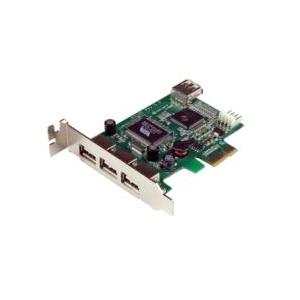 ＳｔａｒＴｅｃｈ．ｃｏｍ USB増設カード/PCIe - 1x USB-A内部+3x USB-A外部/480Mbps 目安在庫=○｜nanos