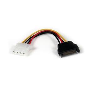 StarTech．com 電源変換ケーブル 15cm SATA電源コネクタ15ピンオス - 目安在庫=○