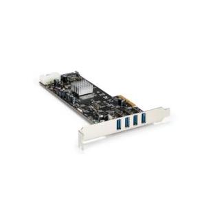 USB増設カード/PCIe 2.0 - 4x USB-A/5Gbps/SATA・LP4電源 目安在庫...