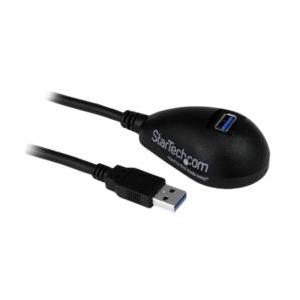 USBケーブル/A-A/1.5m/USB 3.0/卓上延長用/オス・メス/BK 目安在庫=△