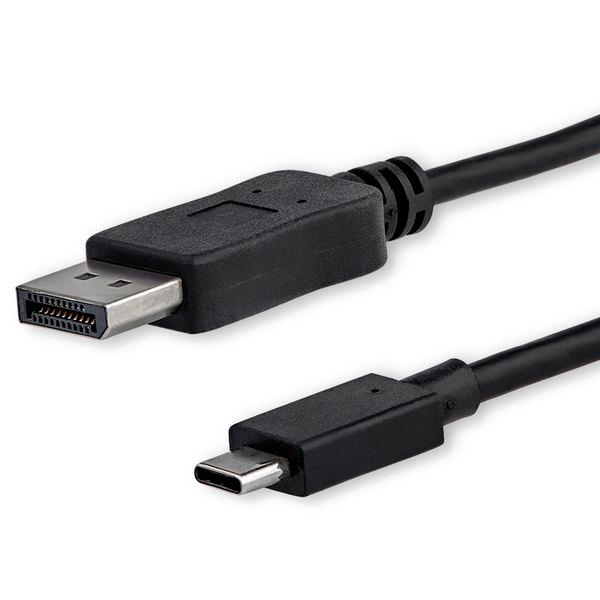 ディスプレイ変換ケーブル/USB-C - DP/1m/4K60Hz/ブラック 目安在庫=○