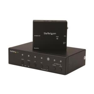 ビデオエクステンダー/DP VGA 2x HDMI/4K30Hz/70m/4入力切替 取り寄せ商品
