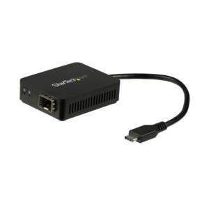 ＳｔａｒＴｅｃｈ．ｃｏｍ LANアダプター/USB-C/MSA準拠オープンSFPスロット/1000M...