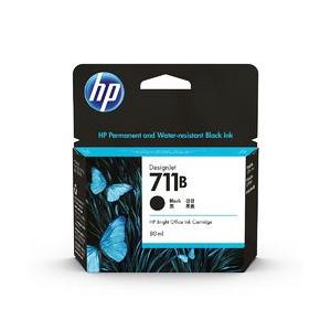 日本ＨＰ 3WX01A HP711Bインクカートリッジ ブラック80ml 目安在庫=△