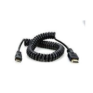 ＡＴＯＭＯＳ Coiled Mini HDMI to Full HDMI Cable (50cm) ATOMCAB009 取り寄せ商品｜nanos