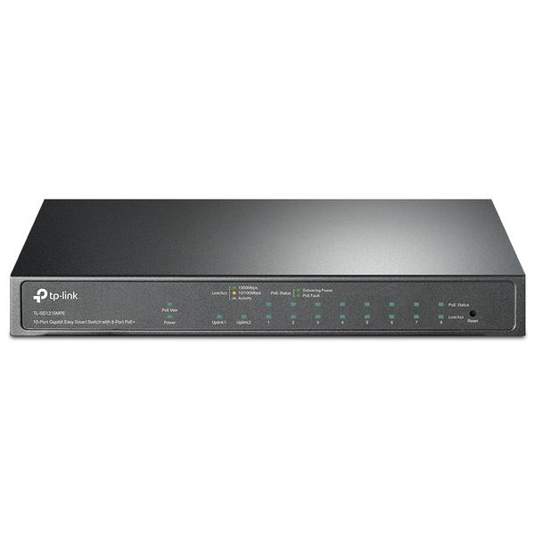 10-Port GbE Desktop Switch(8x PoE+/1xCombo SFP/RJ4...