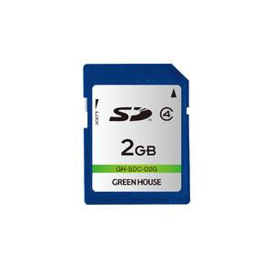 GH-SDC-D2G SDカード クラス4 2GB 目安在庫=○