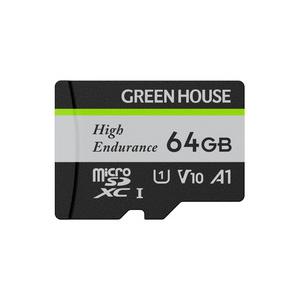 グリーンハウス microSDHC/microSDXCカード「GH-SDM-WAシリーズ」64GB ...