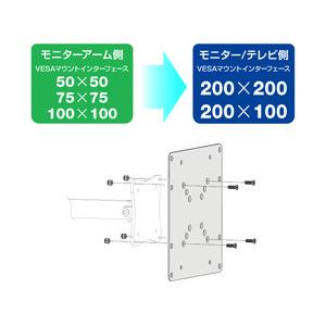 VESA変換プレート 取り寄せ商品