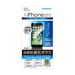 多摩電子工業 iPhone 7用強化ガラスフィルム クリア TF07G 取り寄せ商品