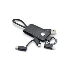 日本トラストテクノロジー Keycase Cable 3in1 Black KC3IN1-BK 取り...