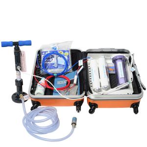 エイアイティ きゃりーぴゅあぴゅあ2 キャリーカート型浄水装置 手動・電動 取り寄せ商品
