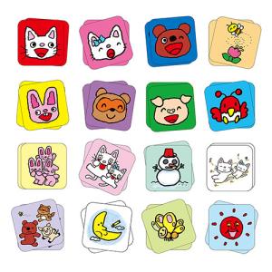 コンセル 新 ノンタンメモリーゲーム 年少さんから楽しめる神経衰弱ゲーム 対象年齢3歳〜 絵あわせ・色あわせ 取り寄せ商品