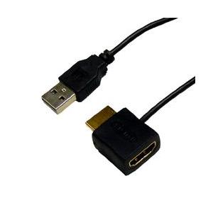 ホーリック HDMI電源アダプタ HDMI標準オス・メス-USB標準オスコネクタ メーカー在庫品