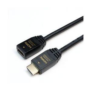 ホーリック ハイスピードHDMI延長ケーブル 1.0m タイプAメス-Aオス ブラック メーカー在庫品