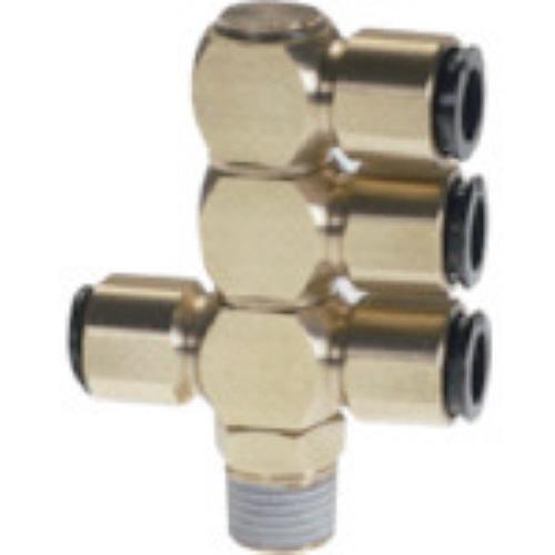 フジトリプルバンジョー(金属) 8mm R1/4 1個 取り寄せ商品