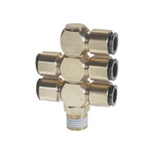フジトリプルバンジョー(金属) 4mm R1/8 1個 取り寄せ商品