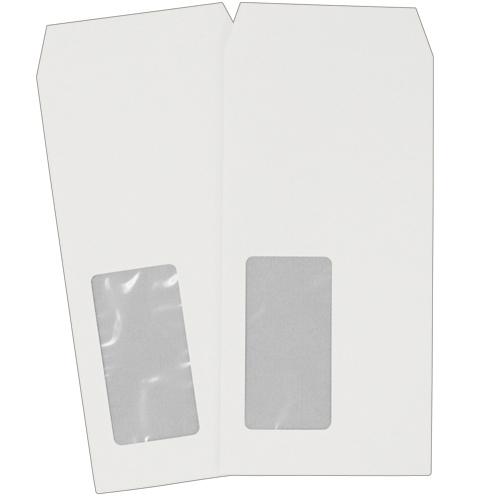 透けない封筒 ケント 長6 セロ窓付 80g/m2 〒枠なし 1パック(100枚) 取り寄せ商品