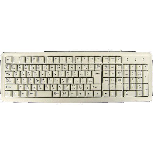 アオテック フルサイズ112キー日本語キーボード ホワイト 取り寄せ商品