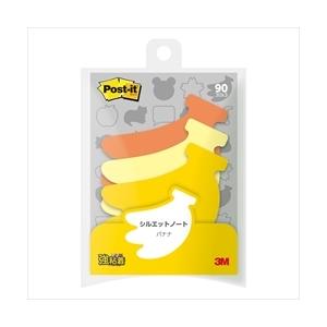 Post-it ポストイット シルエットノート 強粘着 バナナ 取り寄せ商品