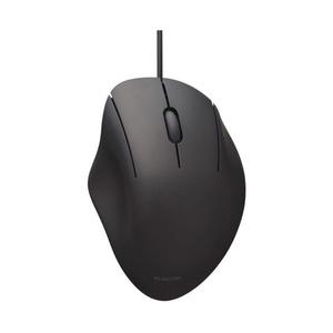 マウス/SHELLPHA/有線/3ボタン/Mサイズ/抗菌仕様/静音設計/ブラック メーカー在庫品