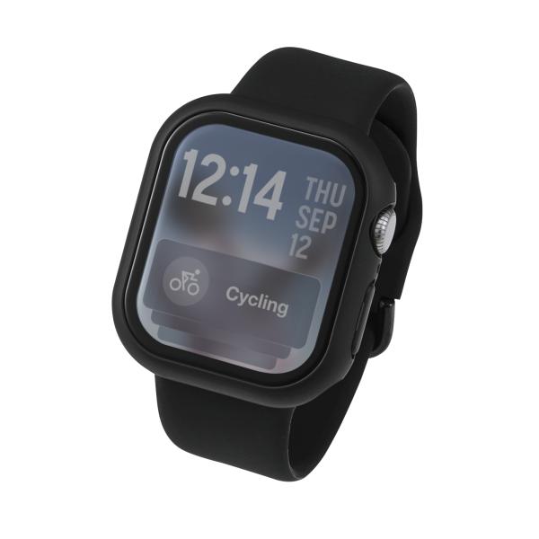 アップルウォッチ [ 42mm ] フルカバー Gorilla(R) ブラック メーカー在庫品