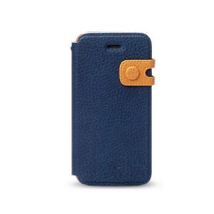 ZENUS iPhone5 Masstige Color edge Diary Royal Navy 目安在庫=