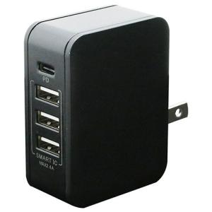 BAUT PD対応Type-C/3USBポートAC充電器32W K 取り寄せ商品