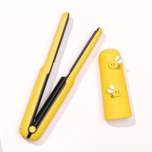 レンツヘアアイロン D-6 イエロー ヘアアイロン コードレス ストレート ミニ 充電式 MS-CL601PK 4806