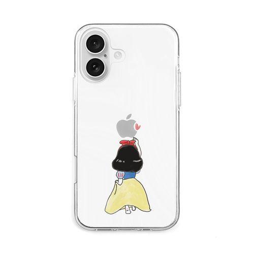 ソフトクリアケース for iPhone 16 お姫様 仕入先在庫品