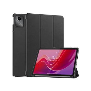 Lenovo Tab K11対応 フラップケース ブラック 取り寄せ商品