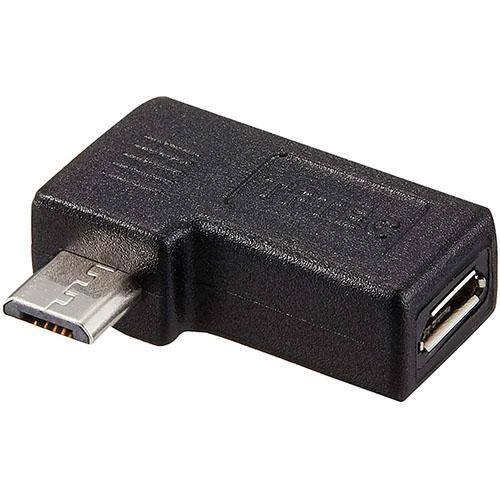 変換プラグ microUSB→microUSB右L型(フル結線) 取り寄せ商品