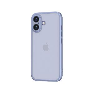 iPhone17 ソフト精密一体感マットメタ 青 取り寄せ商品